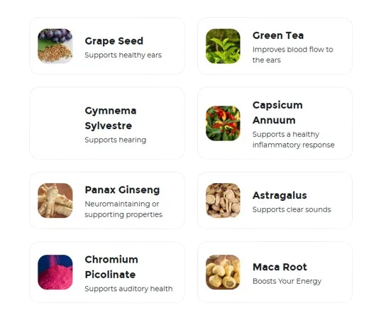 Ingredients in Zencortex